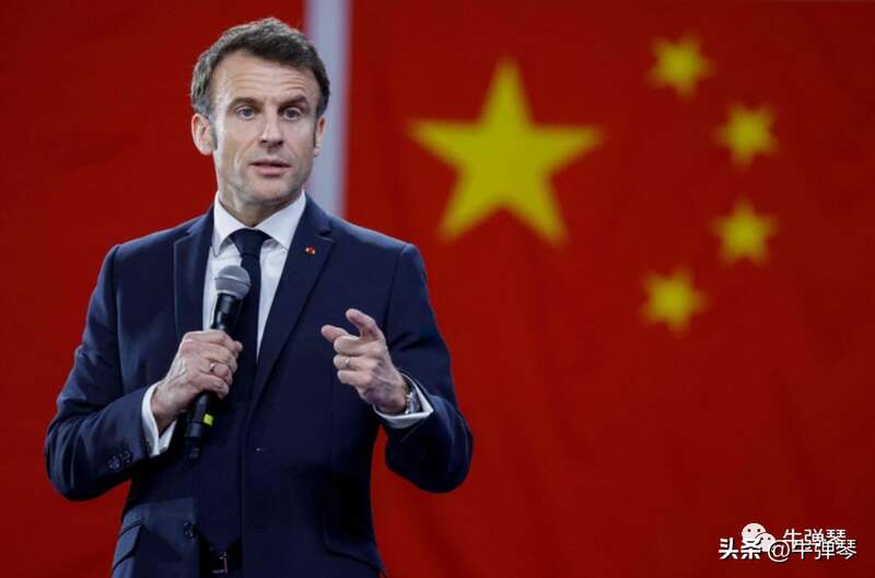 在离开北京的专机上，马克龙发出了明确信号