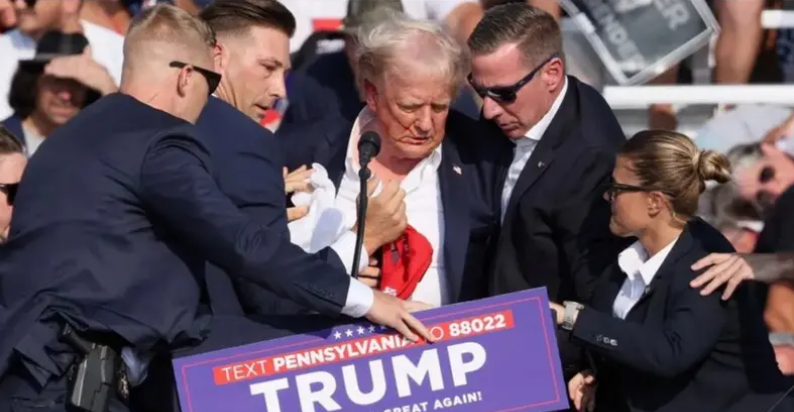 特朗普被枪击现场